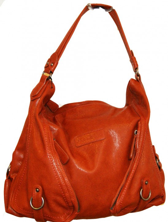 Fritzi aus Preussen Handtasche Abby in Farbe Rust Modell Stockh