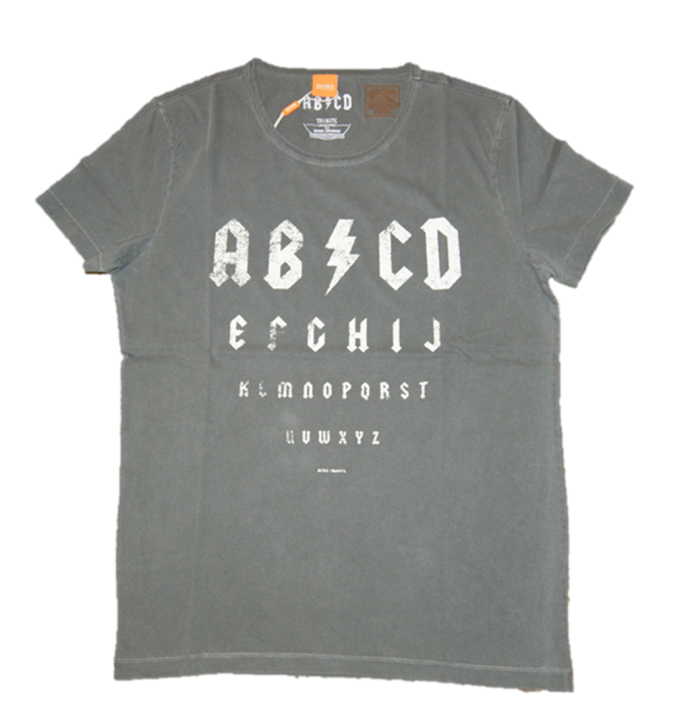 BOSS ORANGE TEE SHIRT TRAPRROCK  SCHWARZ 001