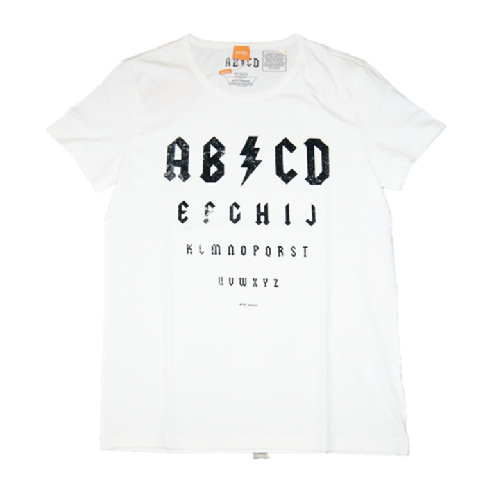 BOSS ORANGE TEE SHIRT TRAPRROCK FARBE CREME 110