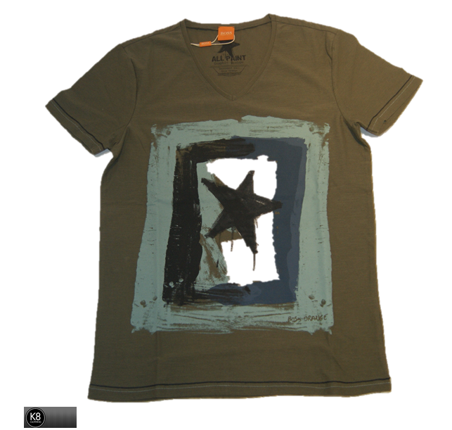 BOSS ORANGE  T-SHIRT TOLSTAY 3 FARBE MEDIUM GREEN 318