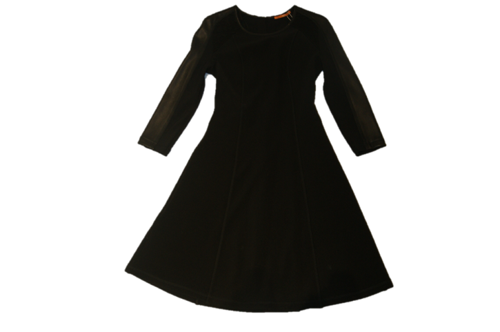 BOSS ORANGE KLEID ABIKA FARBE SCHWARZ 001