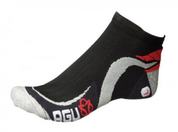 AGU Socken `AGU Estate` kurz Technical cycling Socke schwarz S/M