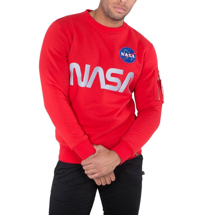 ALPHA INDUSTRIES NASA Reflective Sweater rot