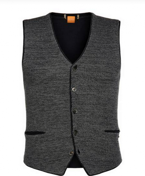 BOSS ORANGE JERSEY WESTE ALVILET FARBE DUNKELBLAU 404