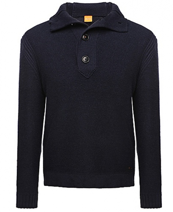 BOSS ORANGE PULLI AMAREN FARBE DUNKELBLAU 404 XXL