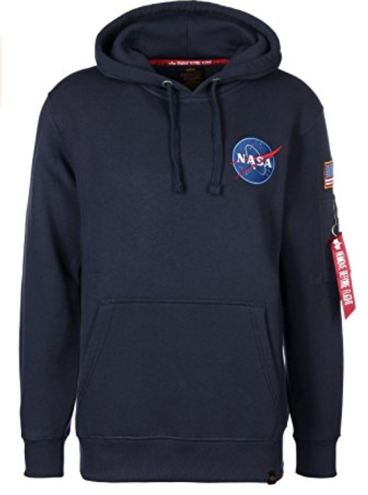 ALPHA INDUSTRIES Space Shuttle Kapuzenpullover dunkelblau