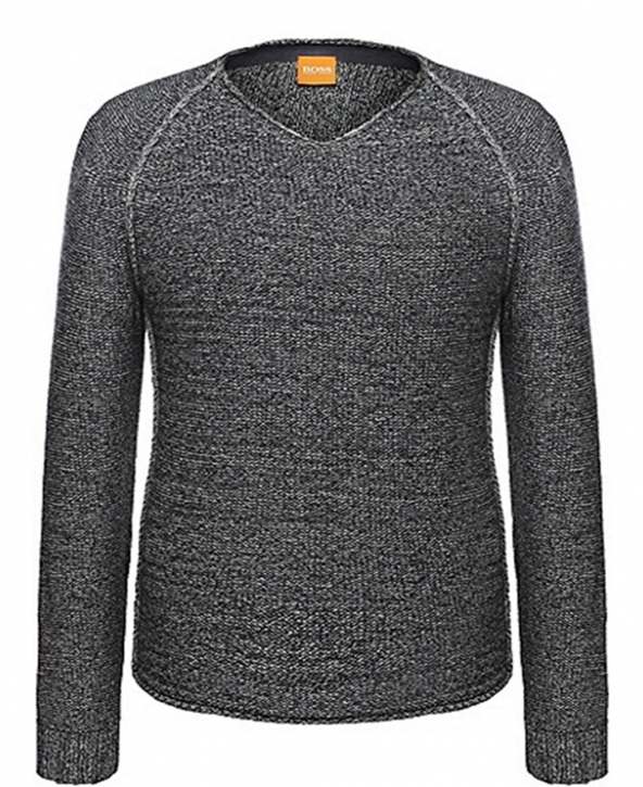 BOSS ORANGE PULLOVER ARGUS FARBE SCHWARZ 001