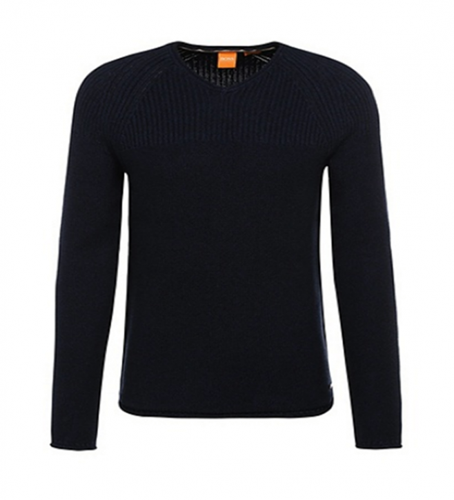 BOSS ORANGE PULLI ARKUS FARBE DUNKELBLAU 404