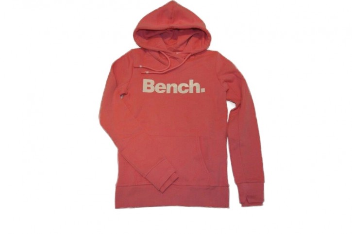 BENCH Damen Kapuzenpullover CORP PRINT HOODY Farbe rosa 11480
