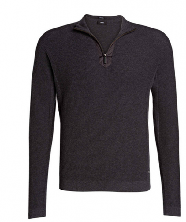 BOSS BLACK PULLOVER DAGIS FARBE GRAU 037