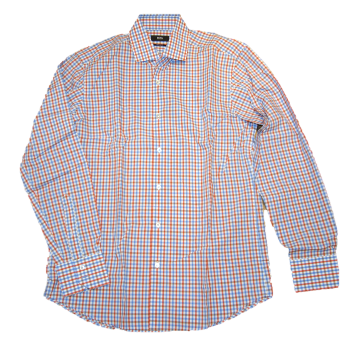 BOSS BLACK Hemd Gorman Farbe Karo 828