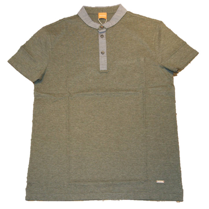 BOSS ORANGE PATCHERMAN 1 POLO-SHIRT FARBE DARK GREEN 309