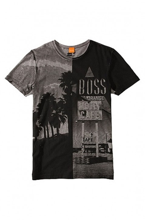 BOSS ORANGE T-SHIRT TWIG 2 FARBE HELLGRAU 051