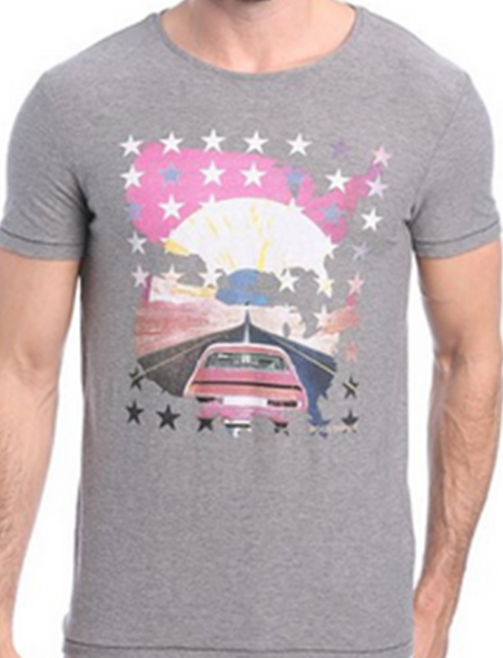 BOSS ORANGE T-SHIRT TWIG 6 FARBE HELLGRAU 051