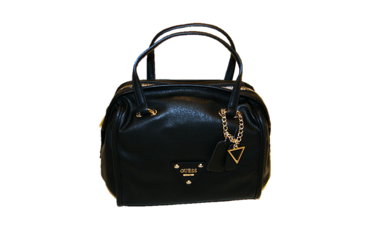 GUESS HANDTASCHE BRADSHAW BOX SATCHEL FARBE SCHWARZ