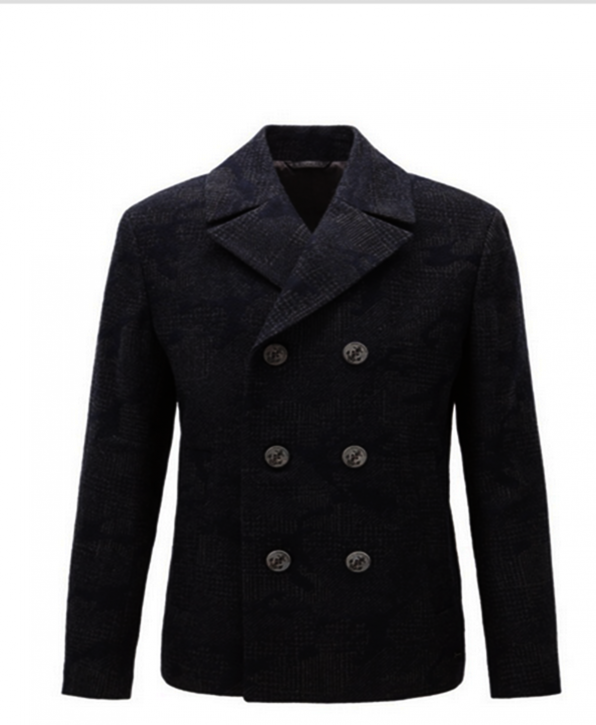 BOSS ORANGE Regular-Fit Cabanjacke BRANCO aus italienischem Garn Farbe schwarz 001