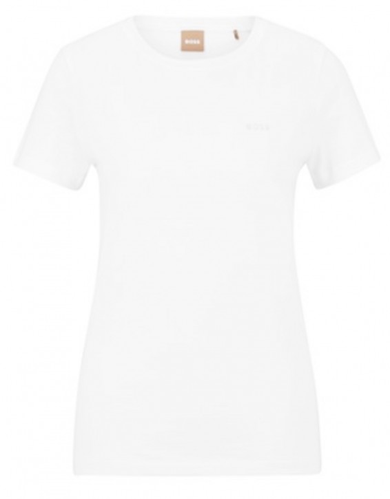Boss Slim-Fit T-Shirt C_Esogo aus Bio-Baumwolle mit tonalem Logo weiß 100