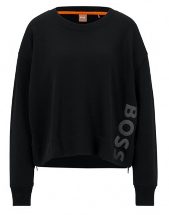 BOSS Damen C_Etalex Sweatshirt mit Logo schwarz 001