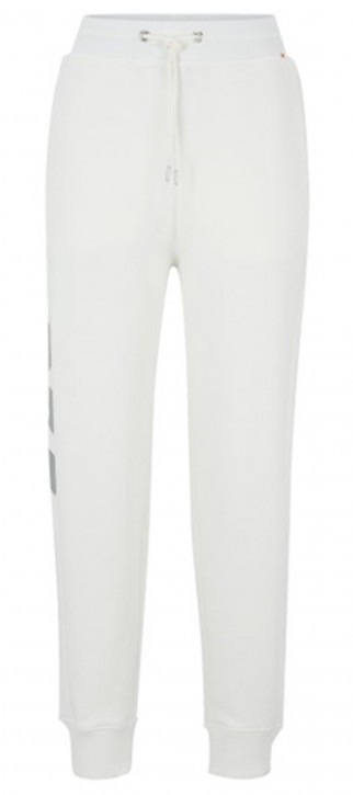 Boss Jogginghose C_Etix aus Baumwoll-Mix mit dekorativem reflektierendem Logo weiß 118