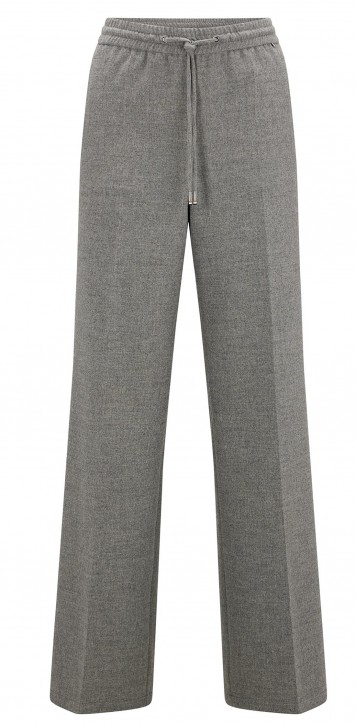 BOSS Hose C_Tocara aus meliertem Stretch-Jersey grau 040