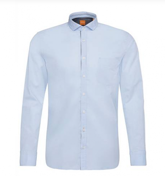 BOSS ORANGE SHIRT CATTITUDE FARBE HELLBLAU 460 XXL