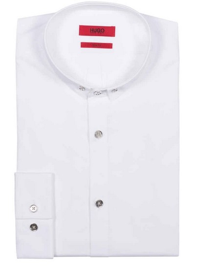 HUGO MEN SHIRT ERREN FARBE WEISS 199