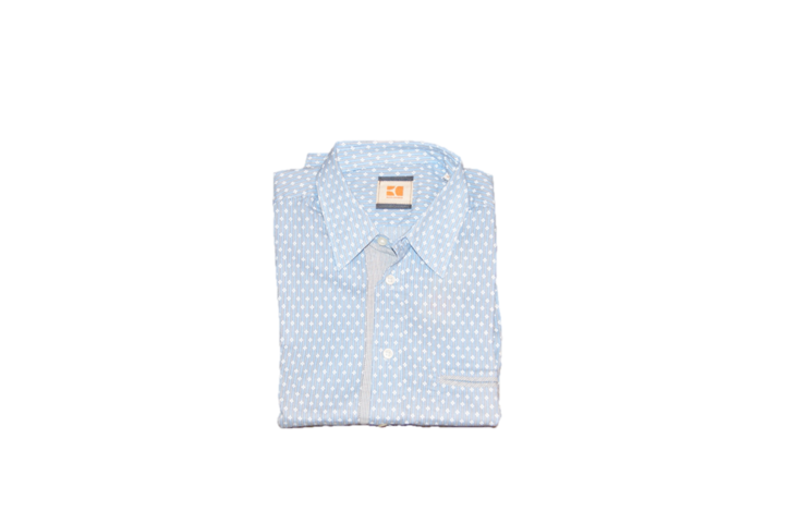 BOSS ORANGE HEMD CIELOEBU FARBE BLAU 460