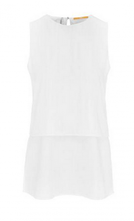 BOSS ORANGE SEIDEN TOP CIVILLE FARBE WEISS 100