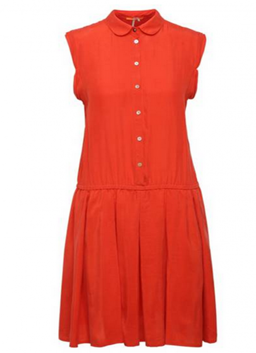 BOSS ORANGE BLUSENKLEID CLACE FARBE ROT 622