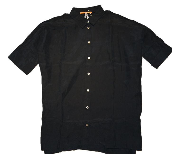 BOSS ORANGE BLUSE CLEN FARBE SCHWARZ 001