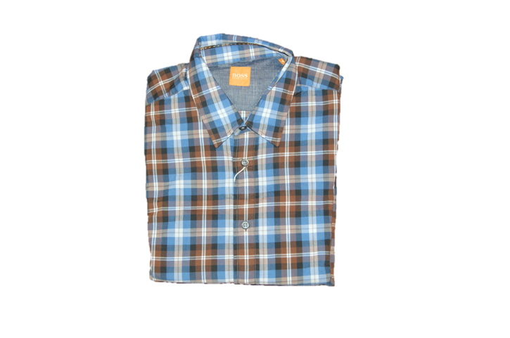 BOSS ORANGE HEMD CLIFFE FARBE BLAU 208