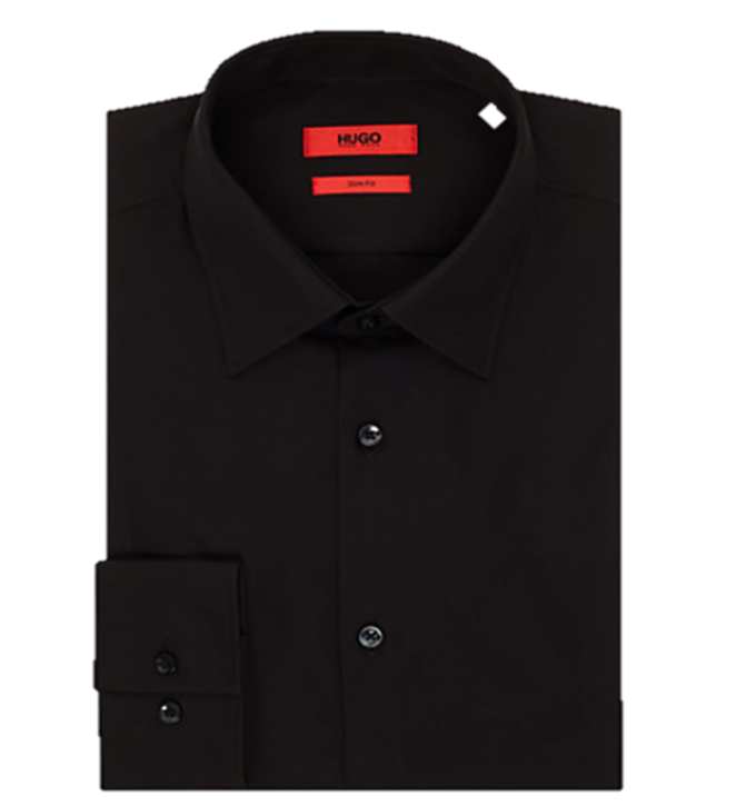 HUGO MEN HEMD C- PHILLO FARBE BLACK 001