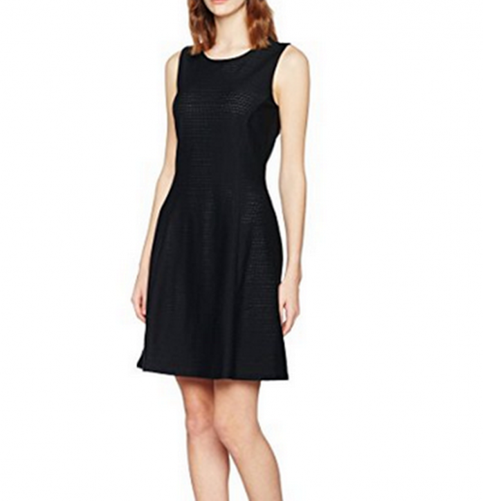 BOSS ORANGE KLEID DACOCI FARBE SCHWARZ 001