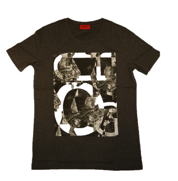 HUGO T-SHIRT DACTORY FARBE GRAU 085