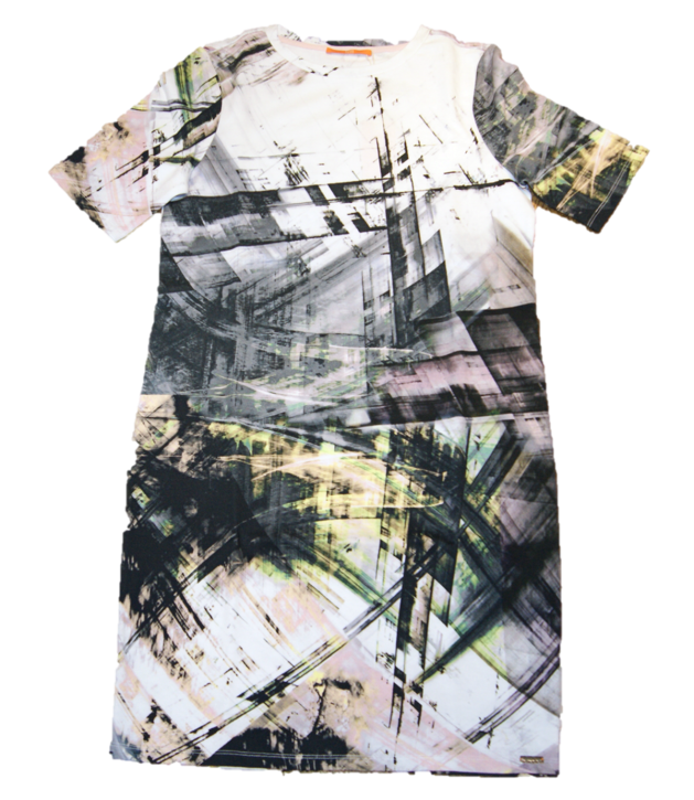 BOSS ORANGE KLEID DAFLOWL FARBE MULTICOLOR 995