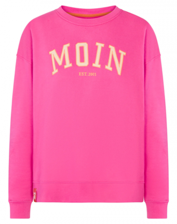 Derbe Damen Rundhals Moin Sweatshirt Baumwolle Nachhaltig 0160 pink glo S