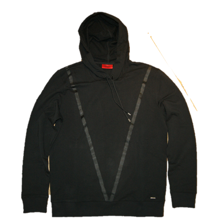 HUGO KAPUZEN SWEAT SHIRT DANCHESTER FARBE SCHWARZ 001
