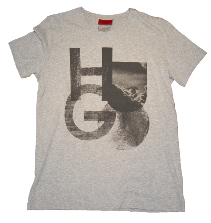 HUGO MEN T-SHIRT DELIAS FARBE GRAU 061