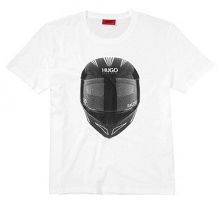 HUGO T-SHIRT DELMET FARBE WEISS 100