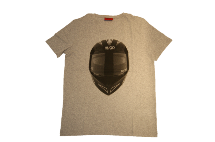 HUGO T-SHIRT DELMET FARBE GRAU 061
