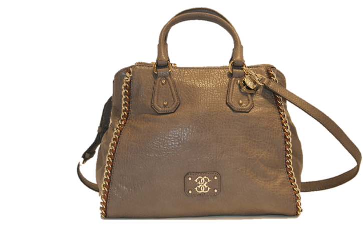 GUESS DEPUTY RETRO SATCHEL FARBE TAUPE