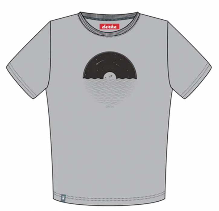 Derbe Herren T-Shirt M-04-TSFL-Plattenmeer-paloma 0910 grau