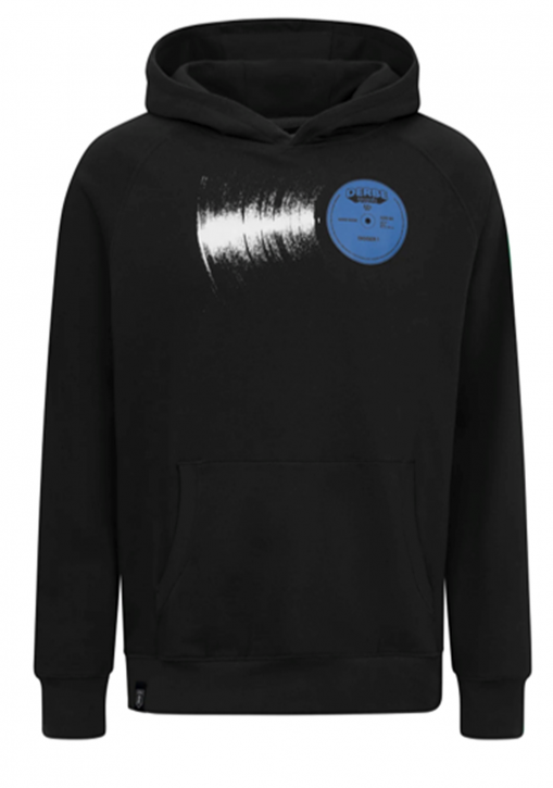 Derbe Platte Herren Hoodie Jet Black Schwarz 020