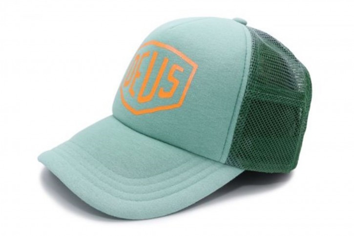 DEUS Sunbleached Trucker Cap laggon  one size