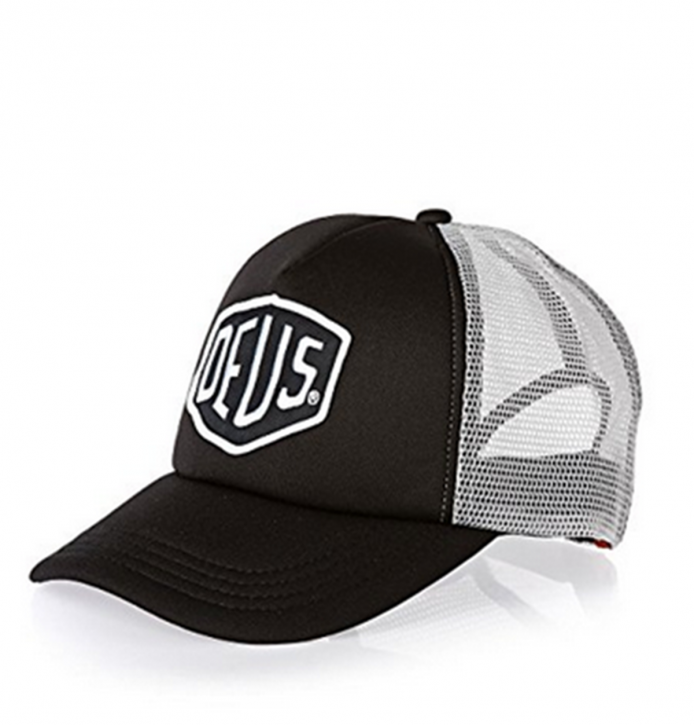 DEUS Cap  BAYLANDS TRUCKER Farbe black-grey