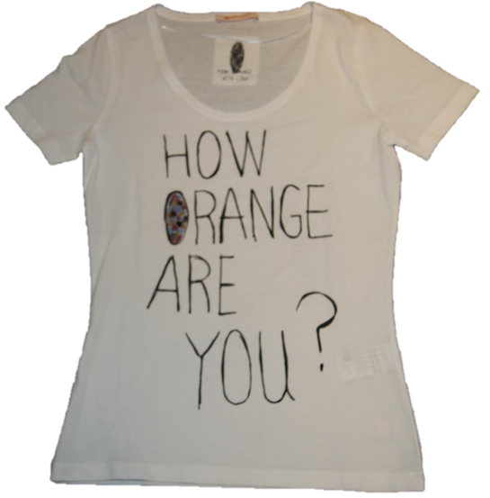 BOSS ORANGE T-SHIRT TEULE FARBE WEISS 100