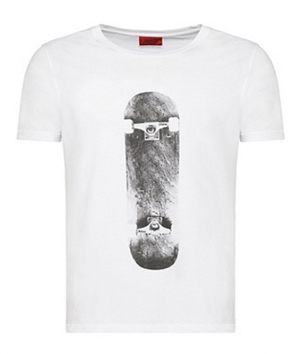 HUGO TEE SHIRT DOARD FARBE WEISS 100
