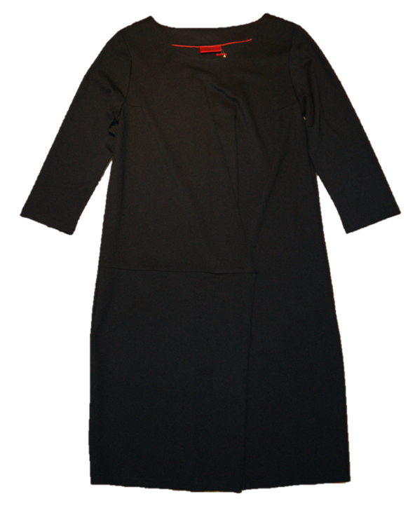 HUGO WOMAN KLEID DOBAJA FARBE SCHWARZ 001