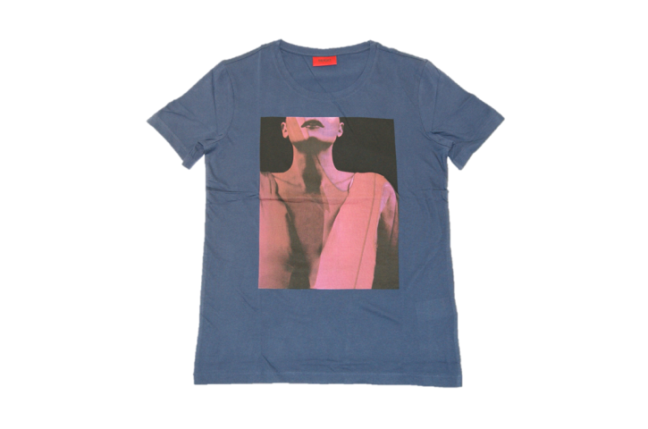 HUGO T-SHIRT DOLOR FARBE DUNKELBLAU 414