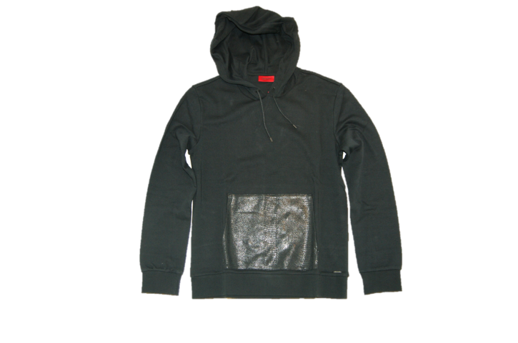 HUGO KAPUZEN SWEAT DONAS FARBE SCHWARZ 001 S